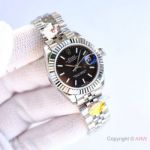 3A Factory 1:1 Rolex Datejust 28 mm Automatic Watches Black Index Dial